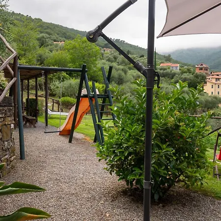 Lägenhet Host4u - Borgata Vallone With Stunning Garden And Parking